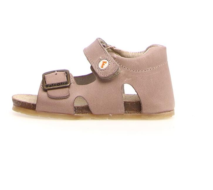 Sandalo da bambino in pelle BEA color tortora by Falcotto